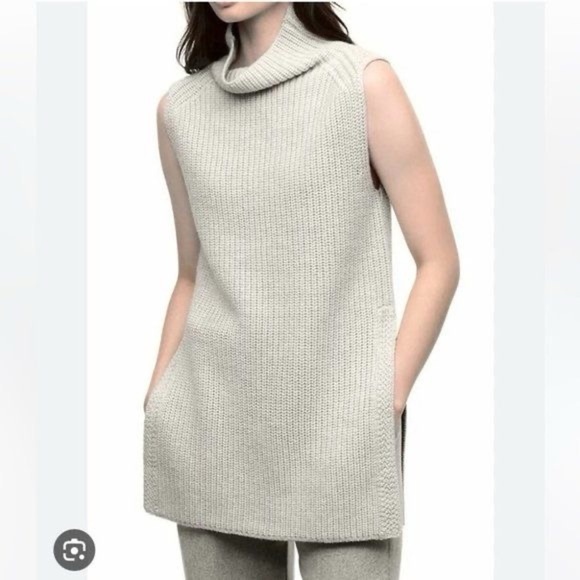 WILFRED Durandal sleeveless sweater in cream * Size XXS * - Picture 9 of 9